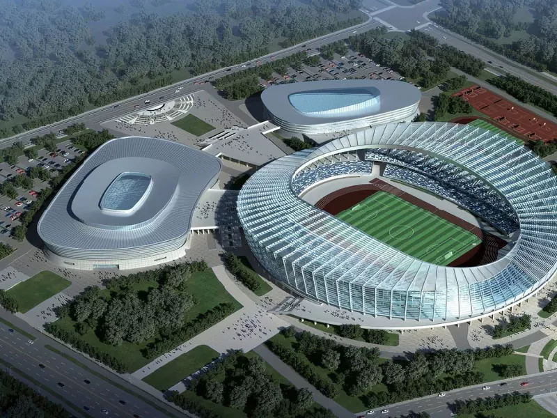 Napa Struktur Baja kanggo Komplek Pusat Olahraga Solusi Paling Apik kanggo Konstruksi Stadion Modern