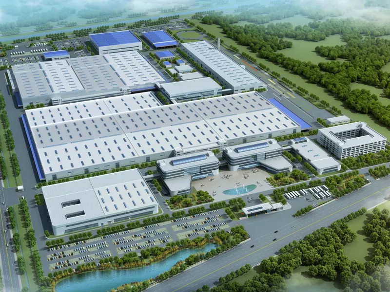 Bangunan Baja Logam Prefab Kanggo Gudang
