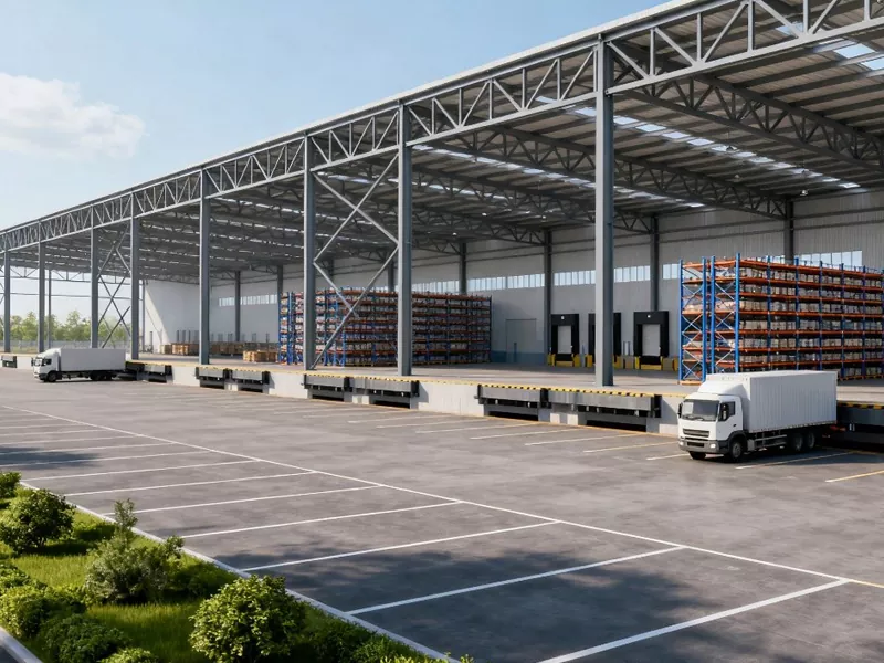 Bangunan pusat baja baja